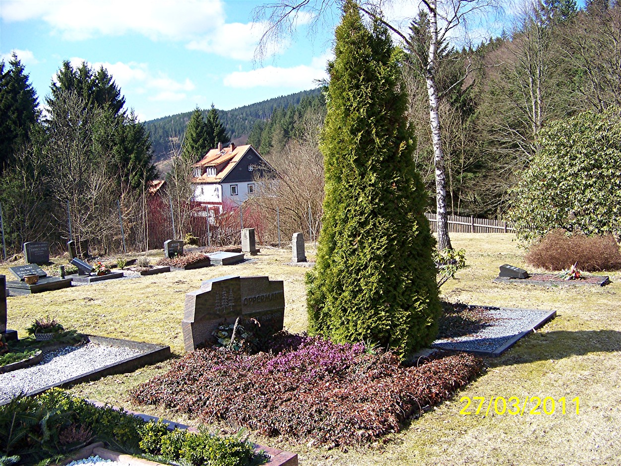 Grab auf dem Friedhof Riefensbeek-Kamschlacken
